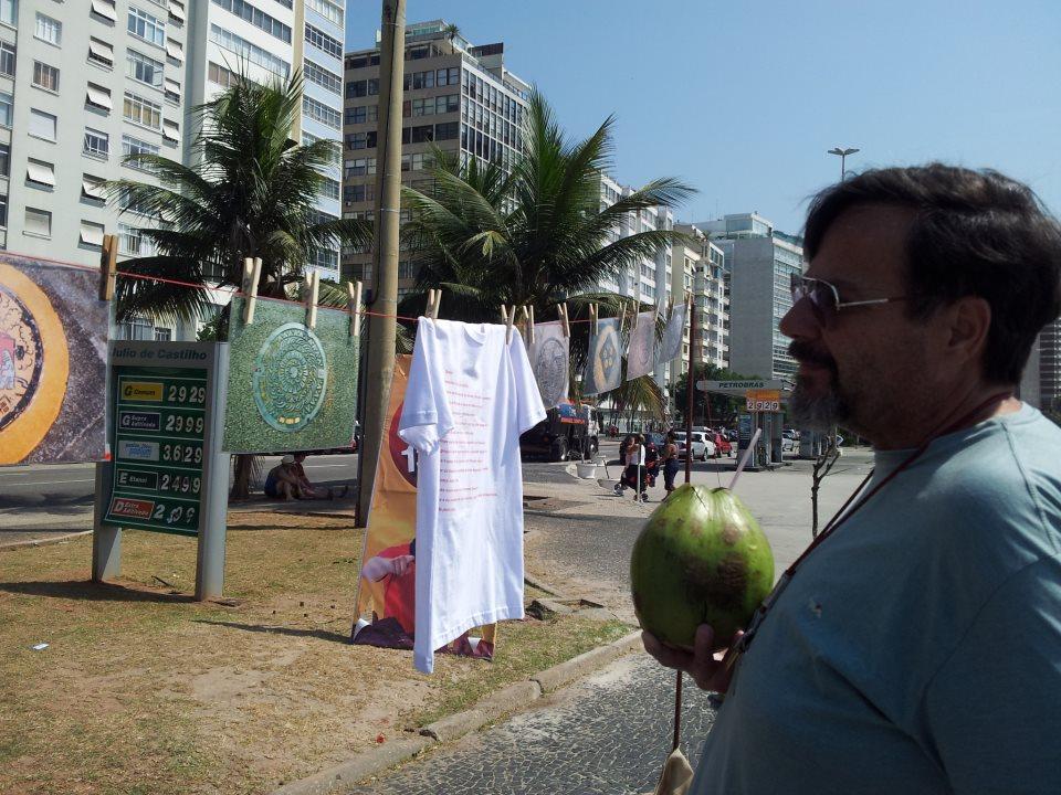 Exposição em Copacabana, no Rio de Janeiro, em setembro de 2012