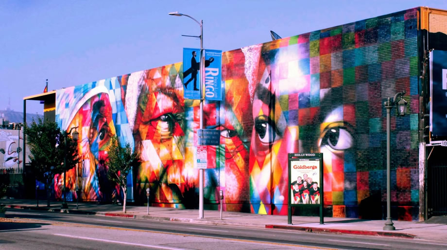 Mural de Kobra em Los Angeles