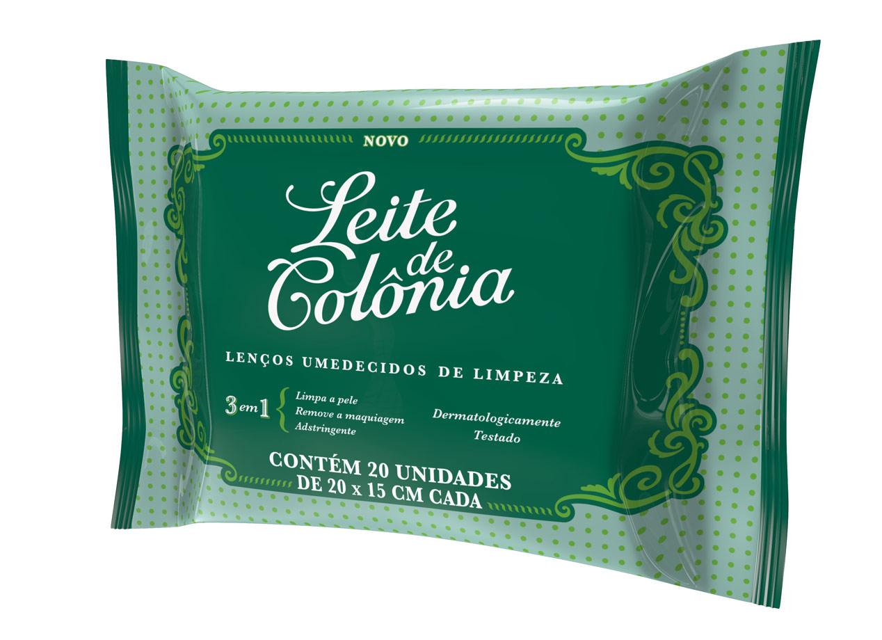 Lençcos de limpeza - Leite de Colônia - R$12 - Lencinhos práticos, sem oleosidade e ainda perfumados. Servem tanto pra refrescar e limpar a pele, quanto para remover a maquiagem