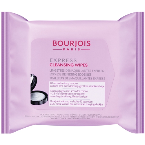 Lenços demaquilantes Bourjois - R$22 - Os lencinhos são potentes e basta apenas um para remover a maquiagem forte e bem marcada de uma balada, por exemplo. Prático e ótimo pra se ter na bolsa