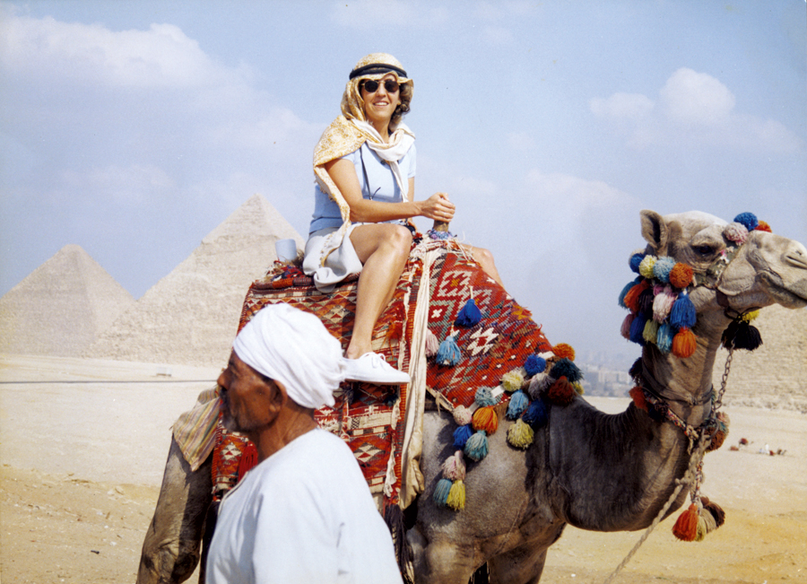 De férias no Egito, em 1997
