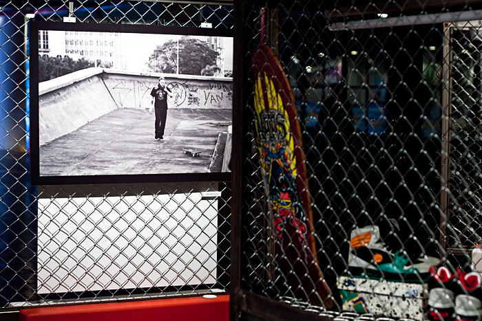 Instalação “Estilo Skate”; curadoria de Alexandre Vianna na Bienal do SPFW