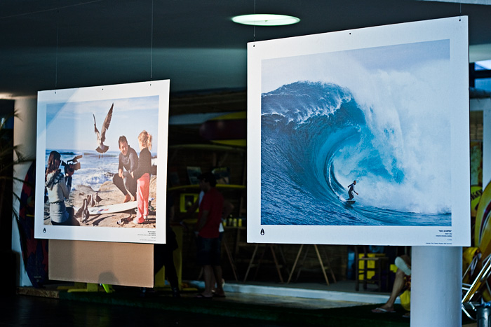 Mostra de fotografias do esporte e cultura surf