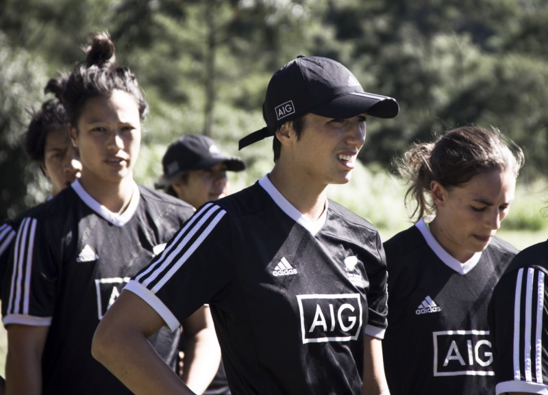 Treino da equipe feminina All Blacks Sevens