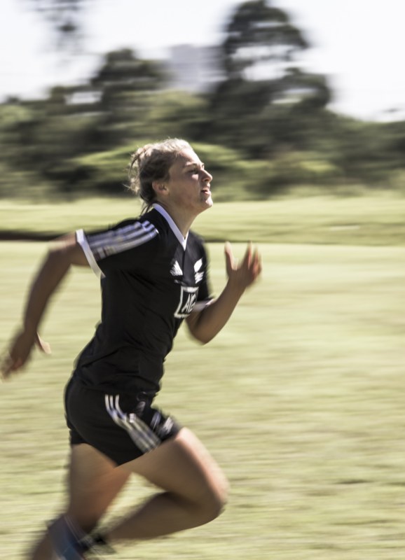 Treino da equipe feminina All Blacks Sevens