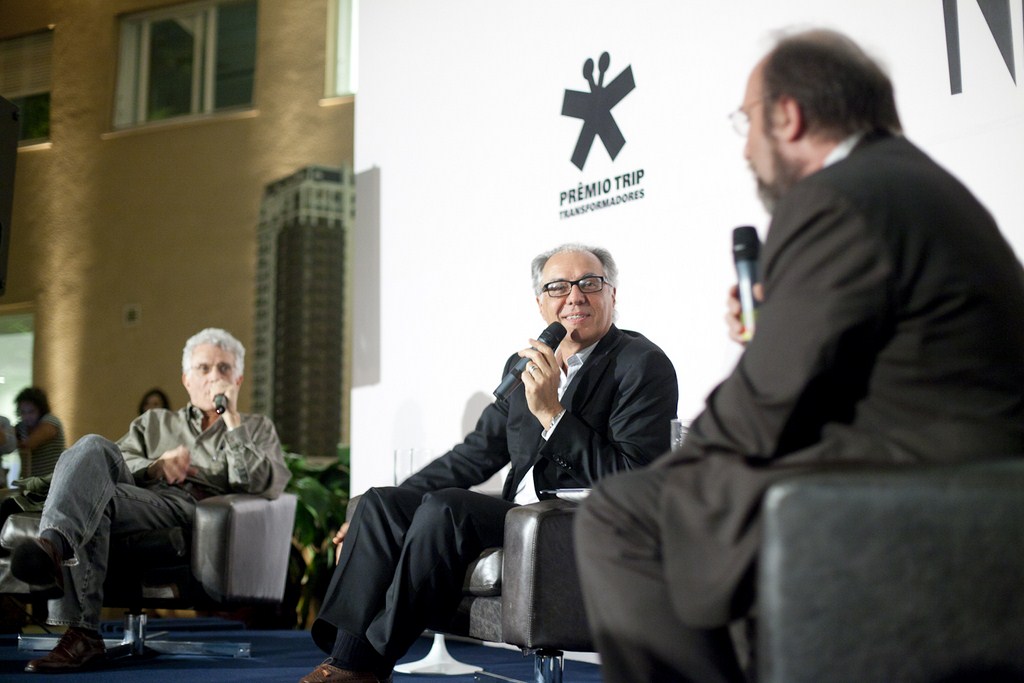 Contardo Calligaris, Ricardo Guimarães e Miguel Nicolelis