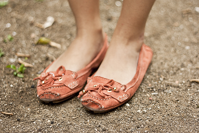 Quarta-feira: esse foi presente da minha mãe. Mocassim é a melhor coisa que tem, dessa cor então, nem se fala