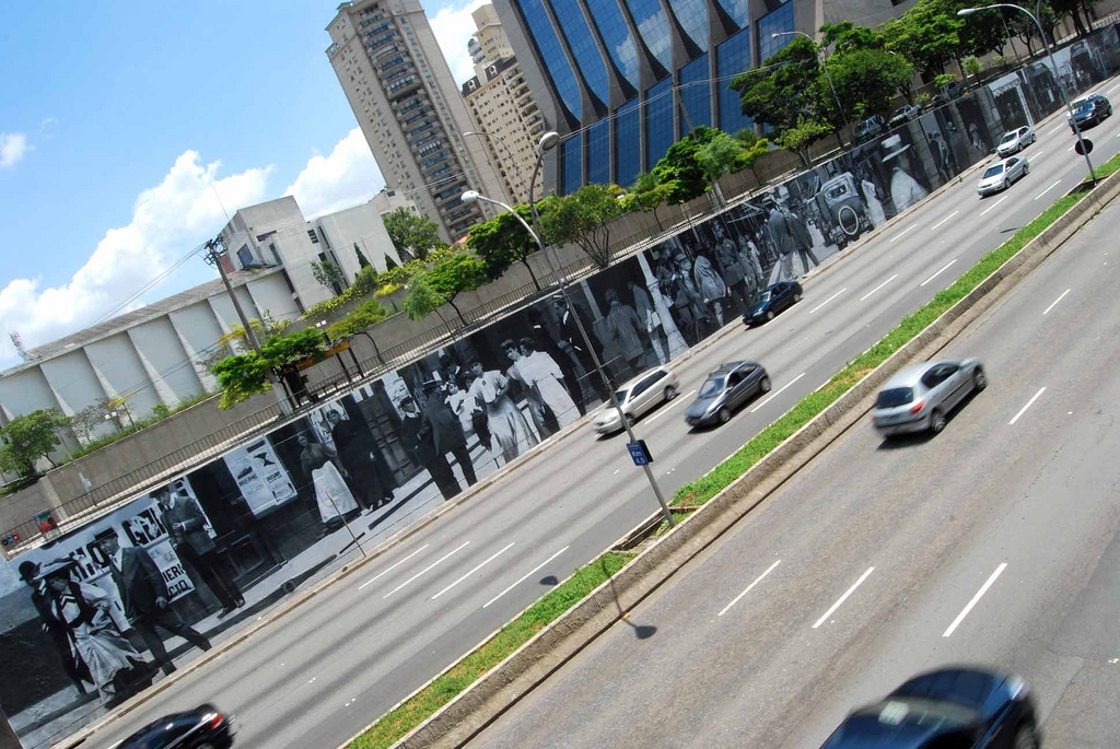 Mural na Avenida 23 de maio