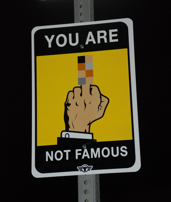 Você não é famoso