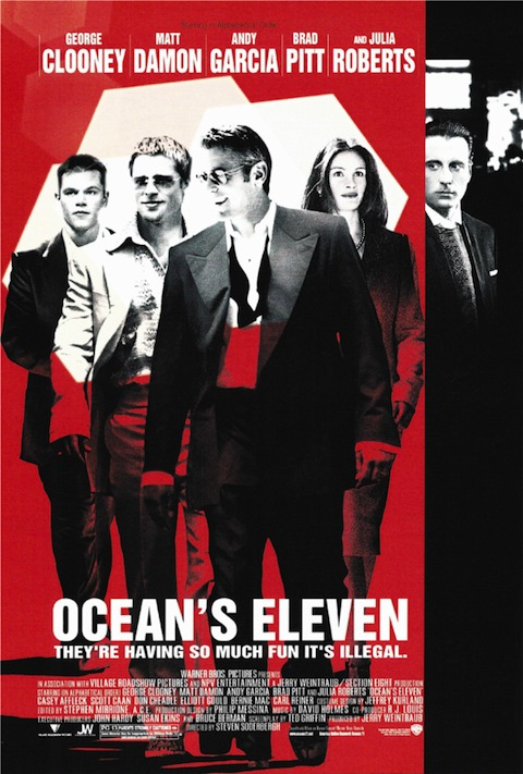 Poster rejeitado de Onze Homens e um Segredo (2001)