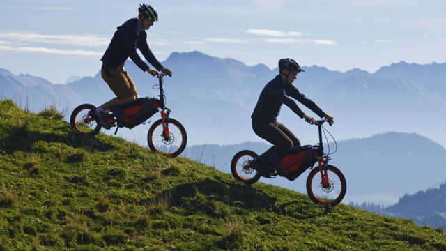 A bike dobrável Bergmönch, o Monge da Montanha