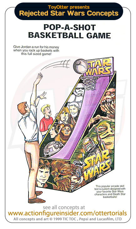 Jogo de basquete do Star Wars