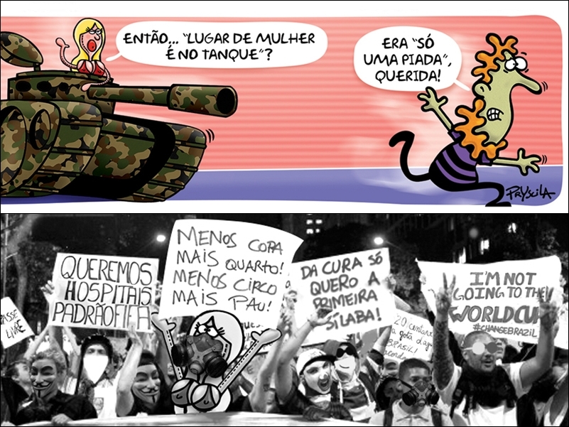 Pryscila Vieira - A cartunista é curitibana e criadora da boneca inflável Amely, que tem um senso de humor ácido e aborda sempre assuntos feministas