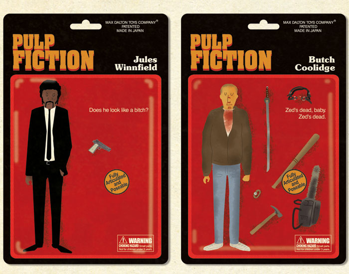 Bonequinhos do Pulp Fiction
