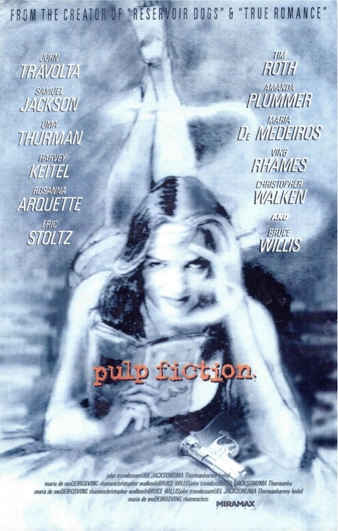 Poster rejeitado de Pulp Fiction (1994)