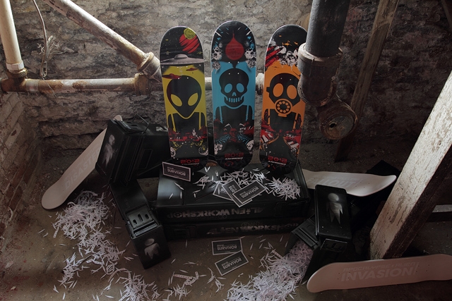 Os skates pós-apocalípticos da Alien Workshop