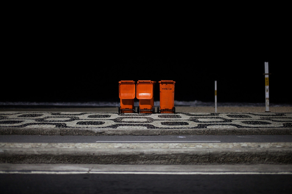 Trashcans in Rio