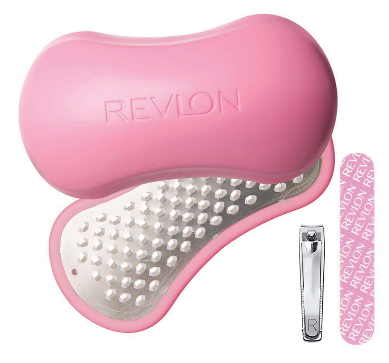 Revlon Kit Pedi-Expert, R$48,60:  uma super lixa para os pés, uma minilixa e um cortador de unhas – Revlon 0800-7733450