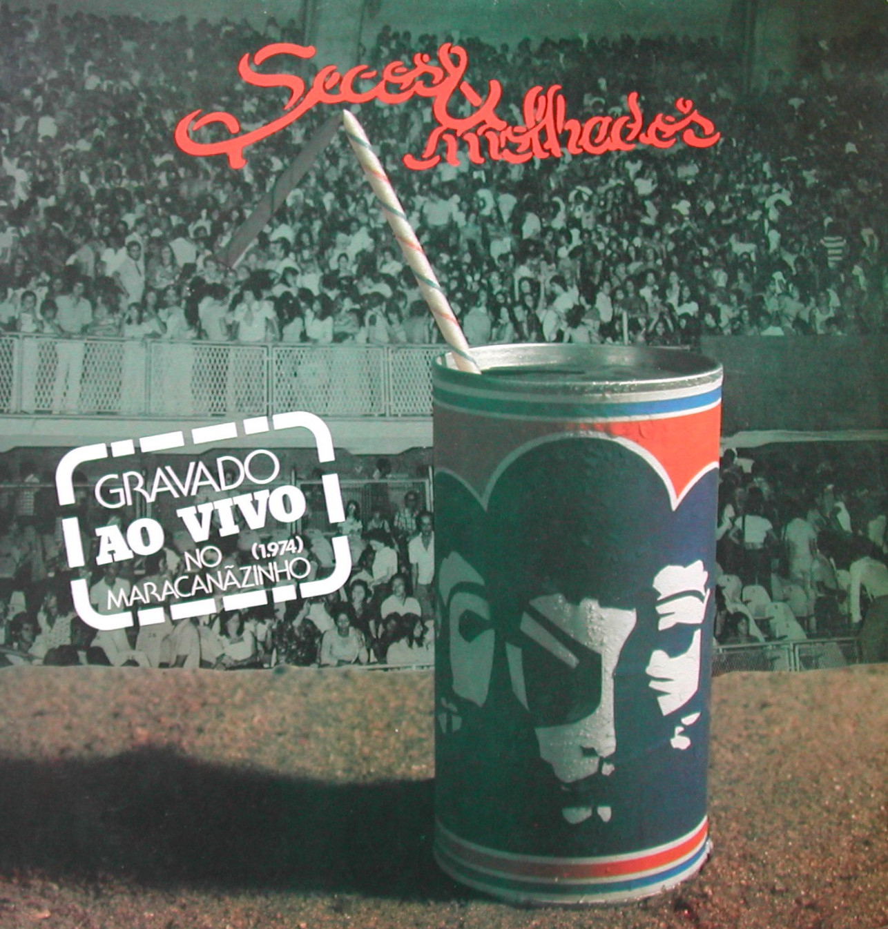 Capa do disco do show gravado no Maracanãzinho