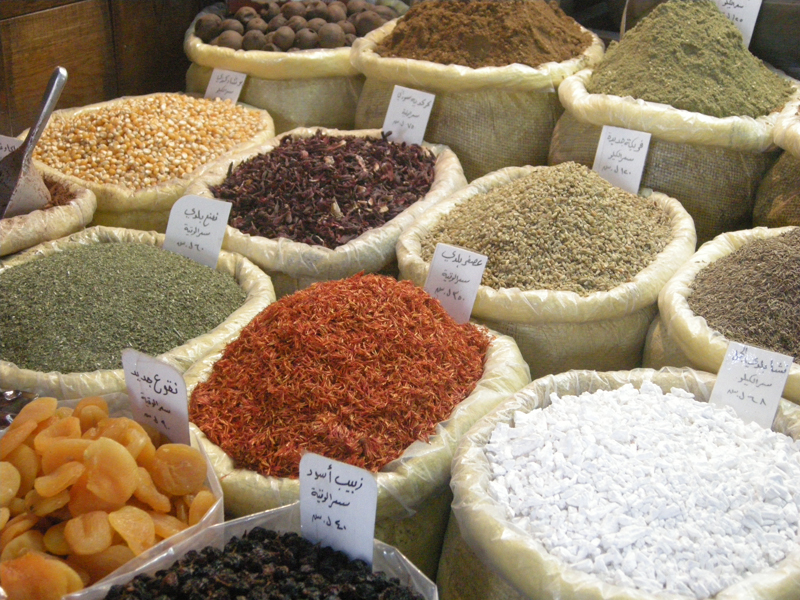 Especiarias dos souqs: variedades de aromas e gostos