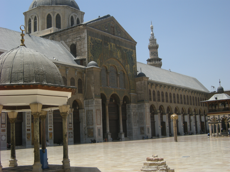 A colossal mesquita Umayyad Mosque