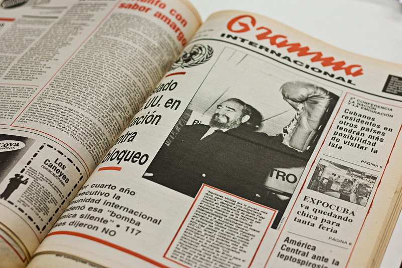 Granma é o jornal oficial do Partido Comunista Cubano