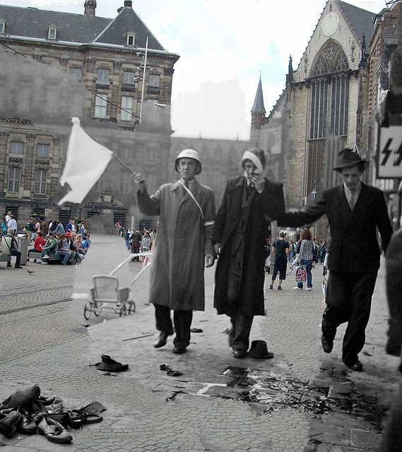 Tiroteio na praça Dam, em Amsterdã (1945)