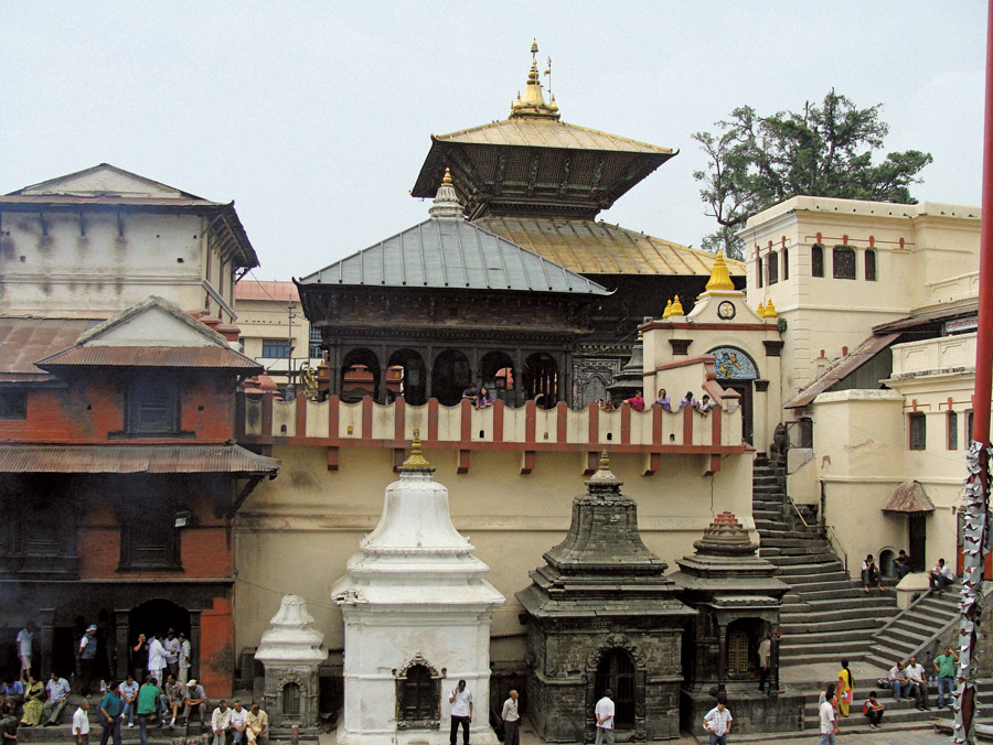Templo hindu Pashupatinath, o mais importante do Nepal