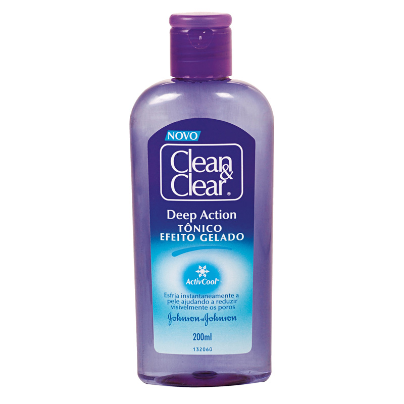 16. Clean & Clear Deep Action Tônico Efeito Gelado, R$ 18,96: sua fórmula limpa a pele, refresca e ajuda a fechar os poros, deixando a pele macia e uniforme. Johnson & Johnson 0800-7036363