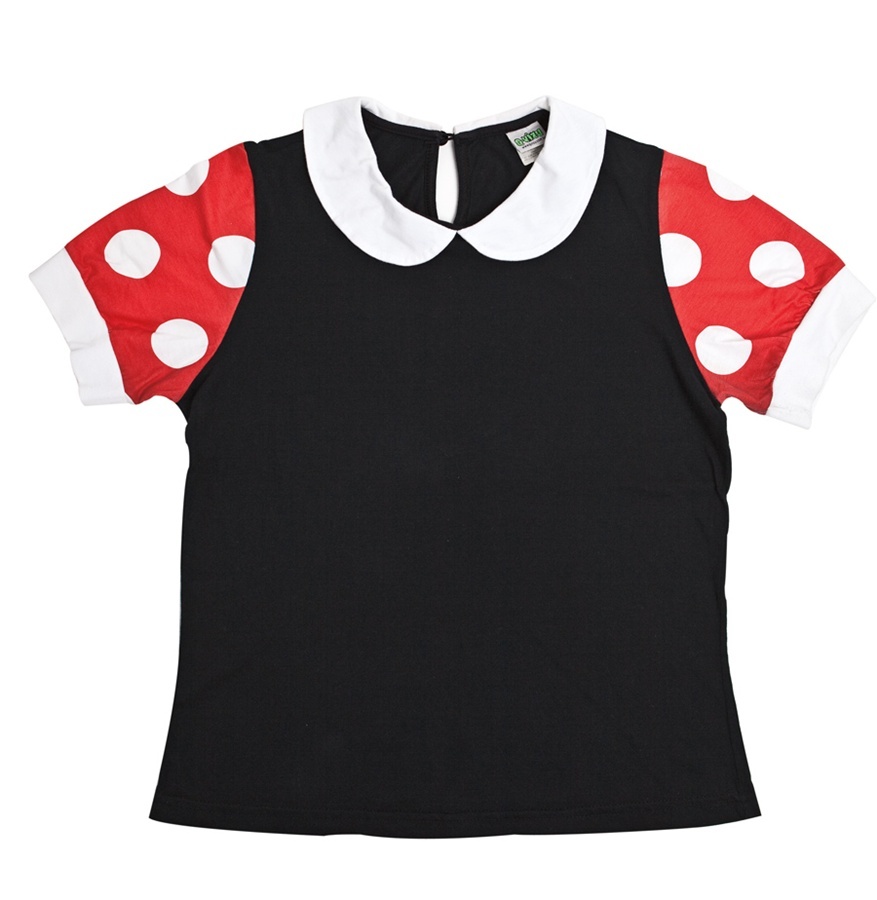 Camisa Minnie “Parece uma blusa de criança, mas não. É da loja Q-VIZU.”