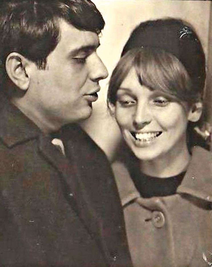 O ex-marido Gustavo Dahl e Maria Lucia, no início  dos anos 60