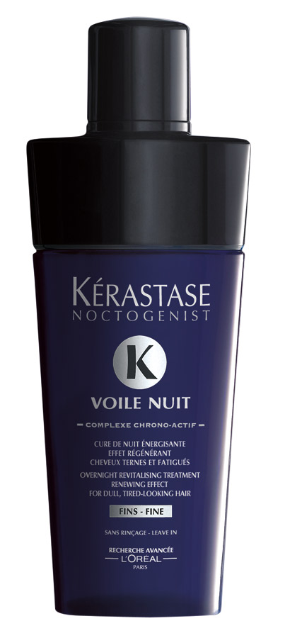 No escuro: Para quem não tem muito tempo,  o tratamento noturno para o cabelo Voile Nuit, da Kerastase, é uma opçãp. Vejo que ele realmente fica melhor pela manhã