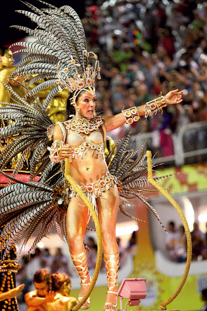 2008 “Desfilei pela Viradouro por ser de Niterói, minha cidade. Desfile do carnavalesco Paulo Barros.”
