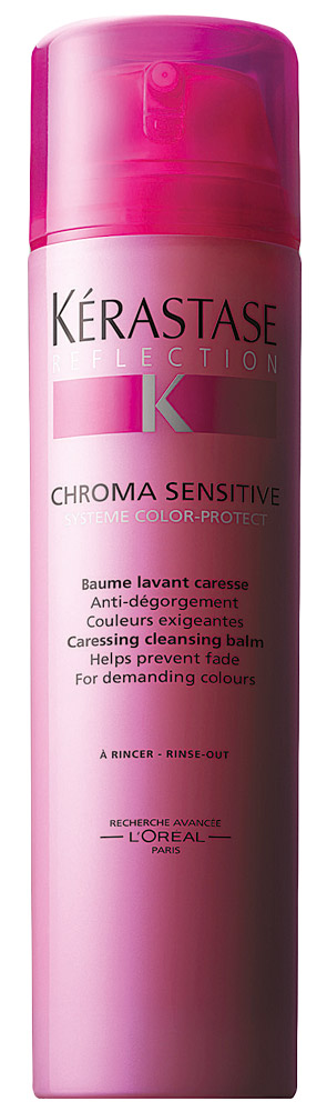 Kérastase Chroma Sensitive, R$ 112: protege os cabelos coloridos  do sol, da poluição e  do contato com a água da piscina e do mar.  Kérastase 0800-7017237
