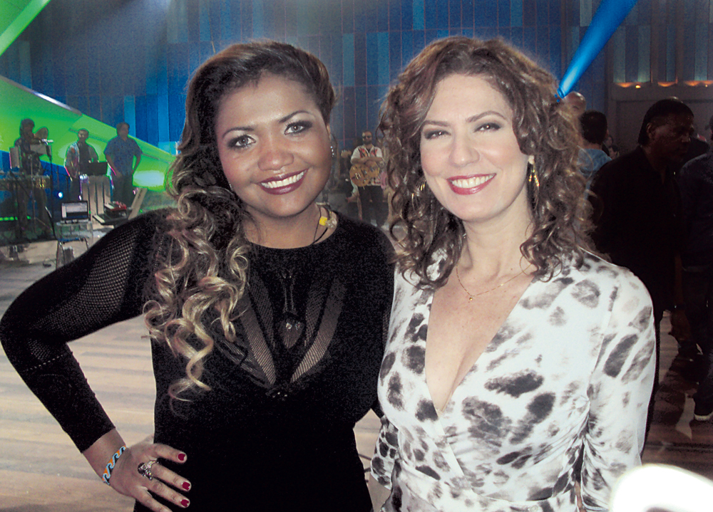 Com Patrícia Pillar, no Som Brasil, da Globo, de novembro de 2011