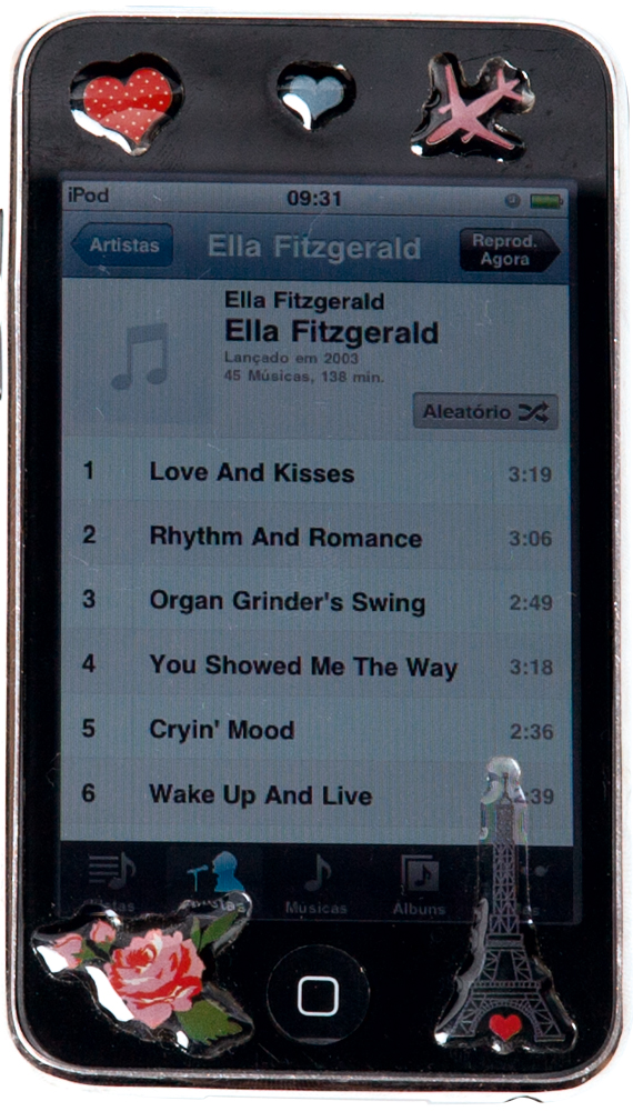 iPod 'Tem Nana Caymmi, Joni Mitchell e Ella Fitzgerald'