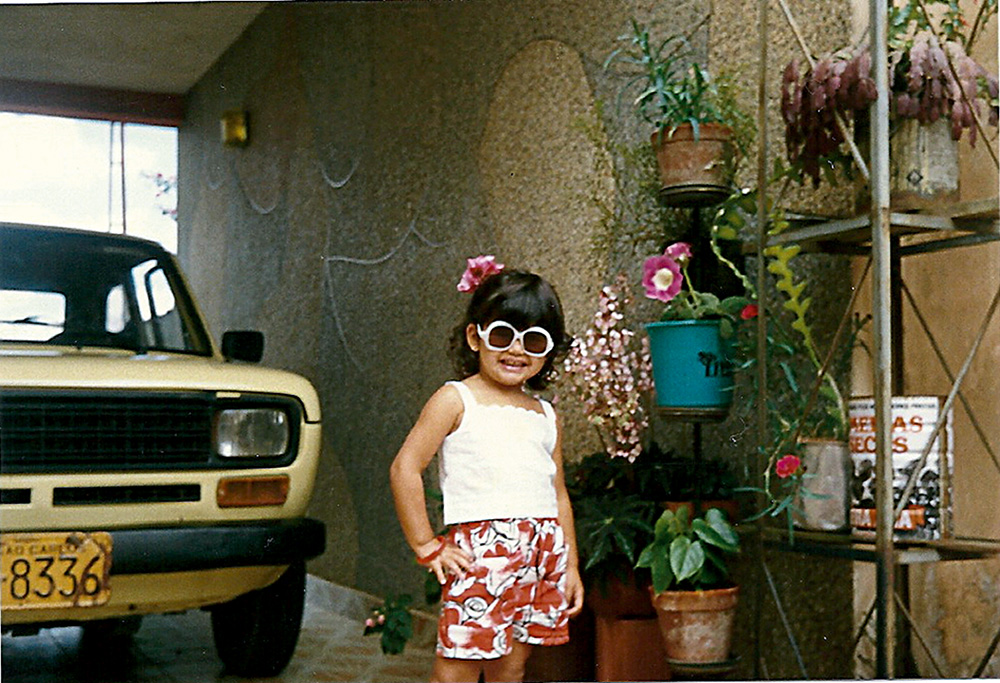 Posando aos 3 anos em São Carlos, na casa dos avós paternos
