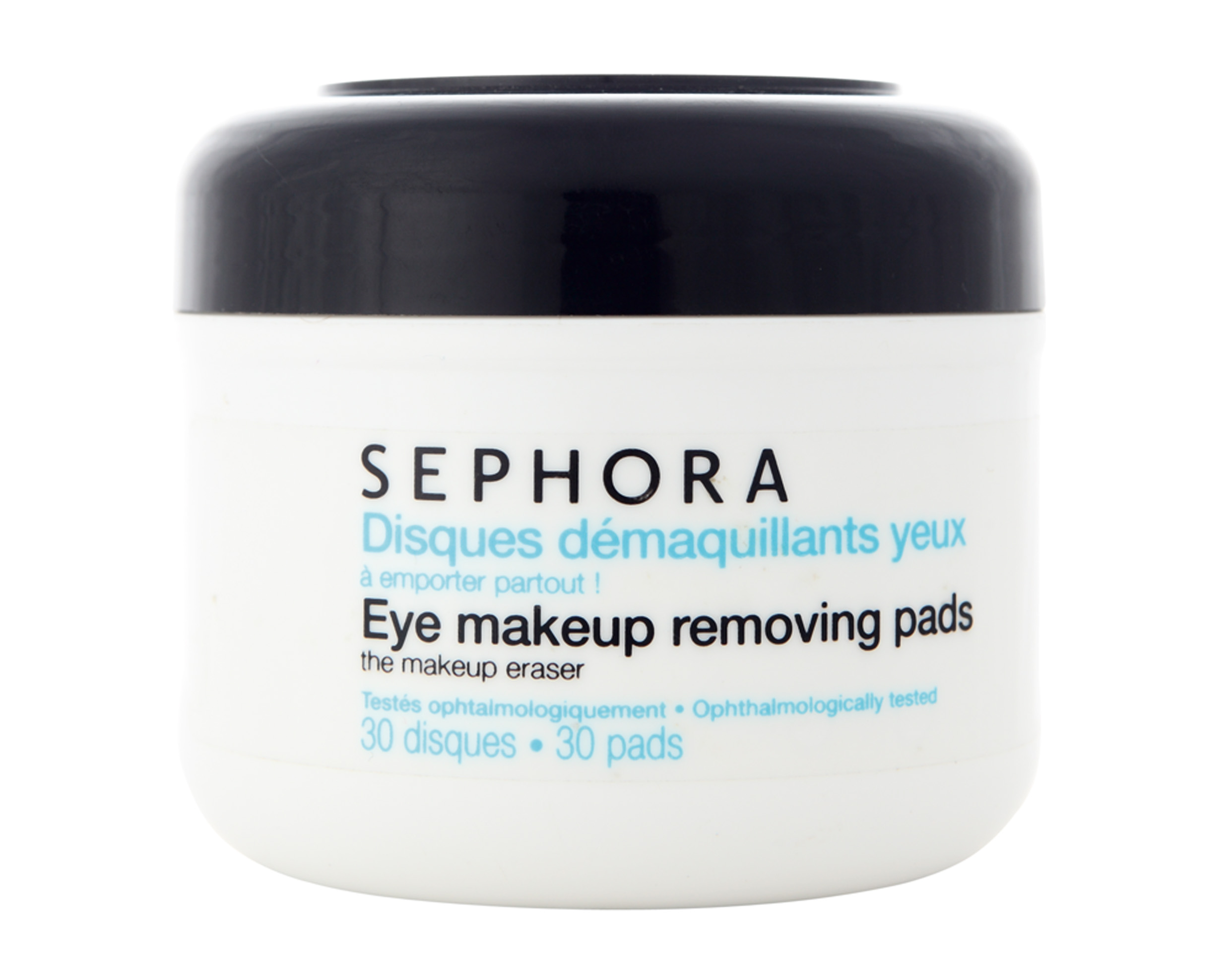 Eye Makeup Removing Pads, R$ 32: específico para os olhos, hidrata e fortalece os cílios. Sephora (21) 3543-5949