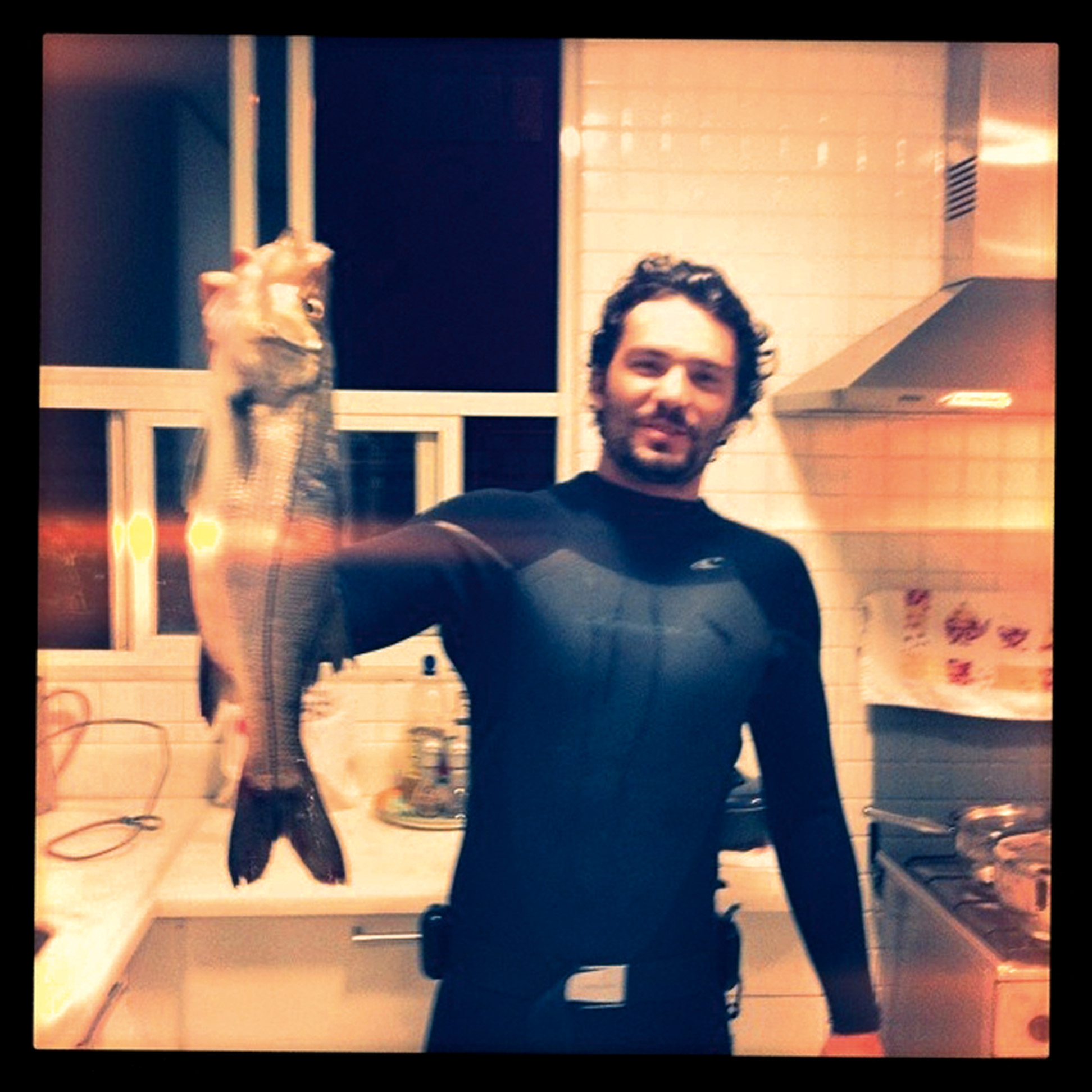 17:30 - “Ele volta para casa com meu peixe preferido: o robalo