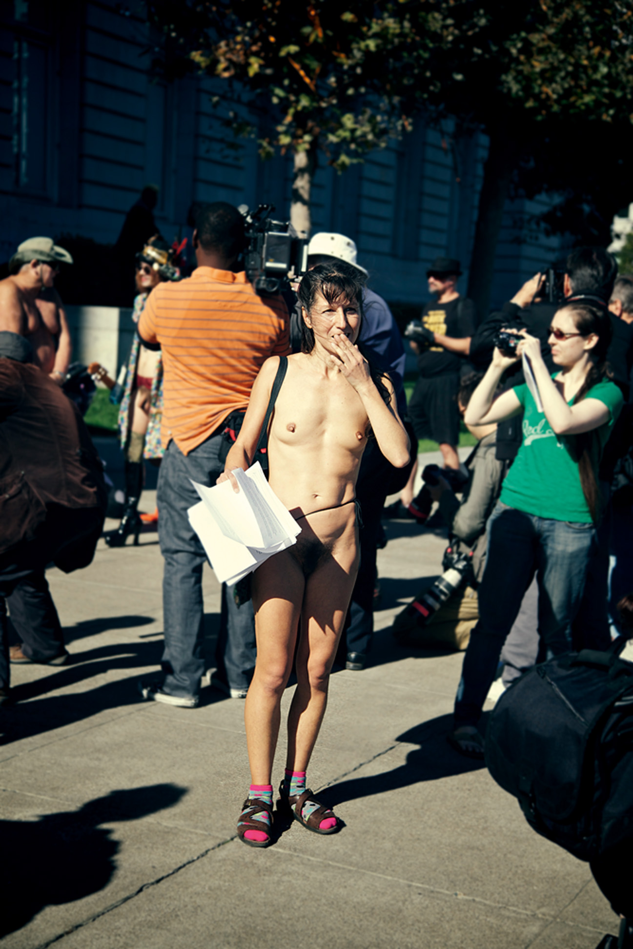 Você me pergunta por que andar pelada pelas ruas e eu respondo: por que não? Gypsy Taub, ativista em San Francisco