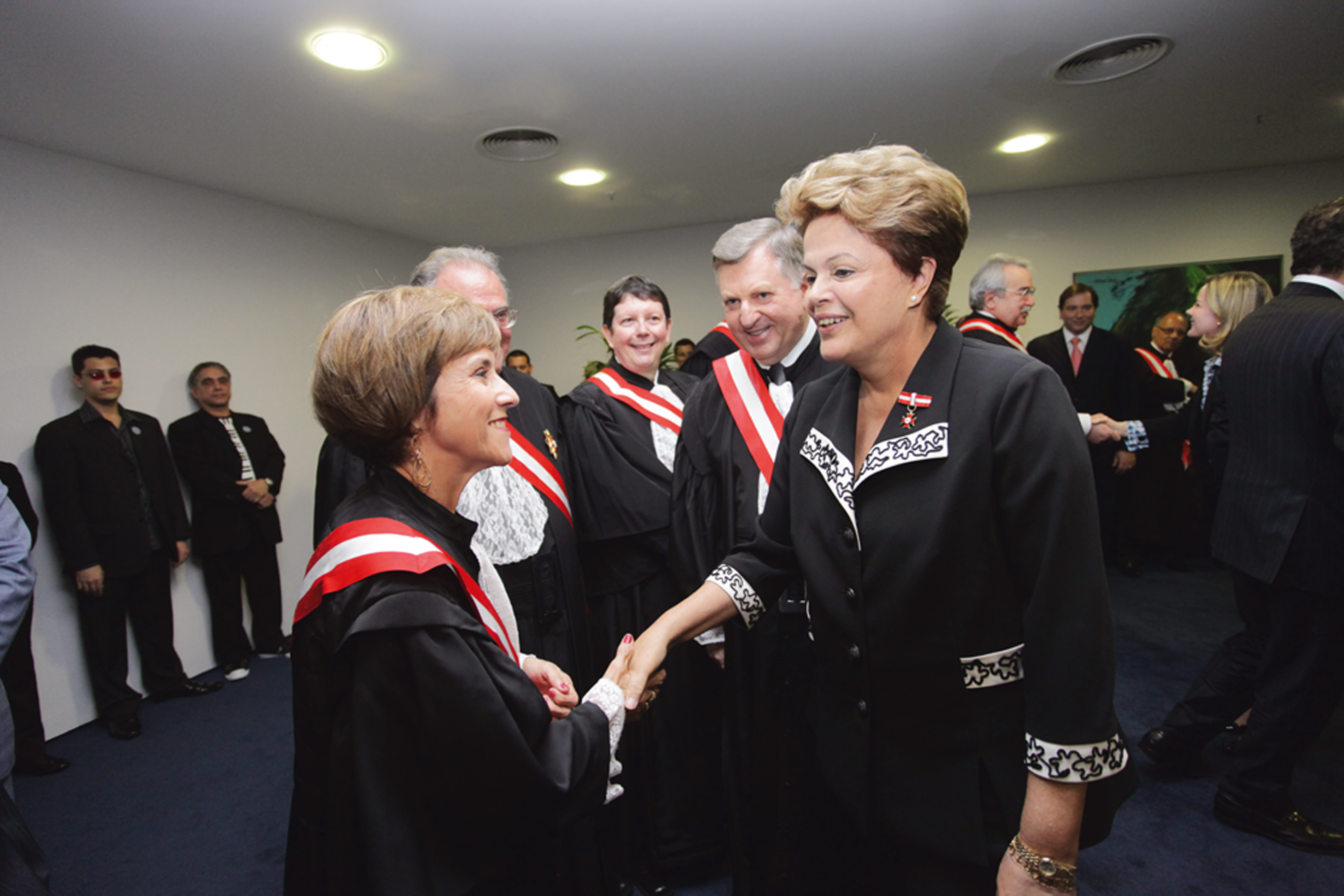 Com a presidenta Dilma