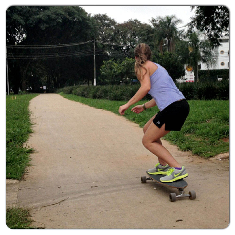 17:00 “Escapadinha do consultório para uma volta de skate no Parque Villa-Lobos.”