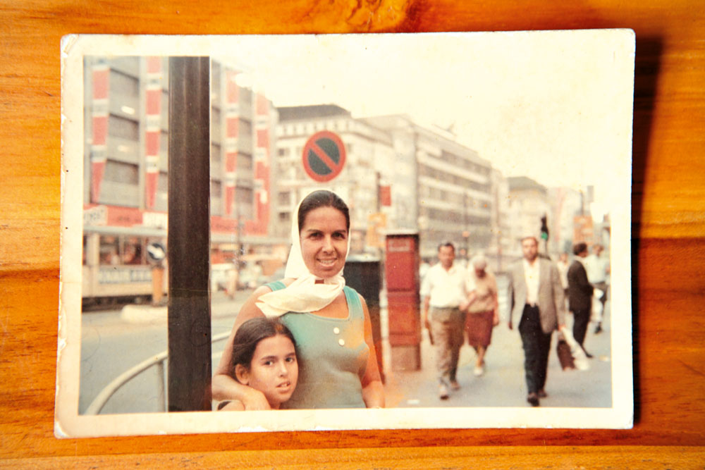 Com a mãe em Berlim, 1969