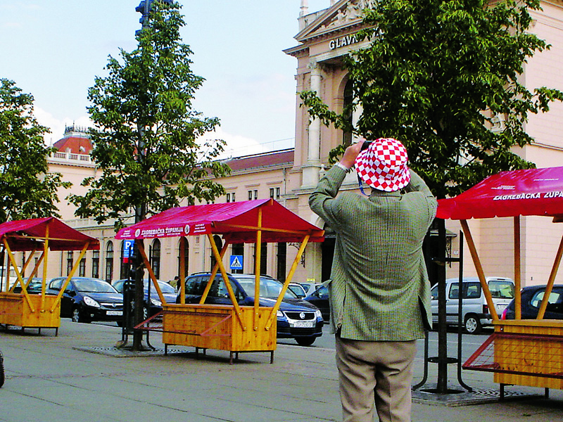 Zagreb ainda não foi invadida, turistas como este são raros
