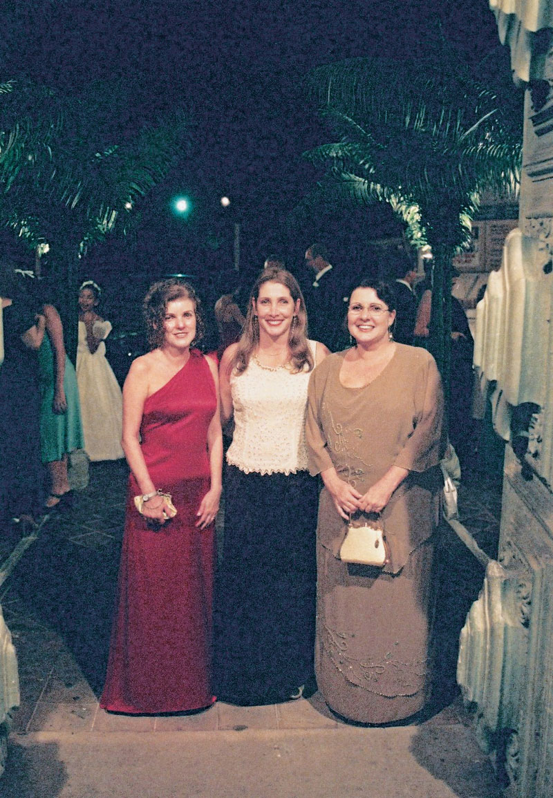 As três irmãs: Patrícia, Adriana e Rosina