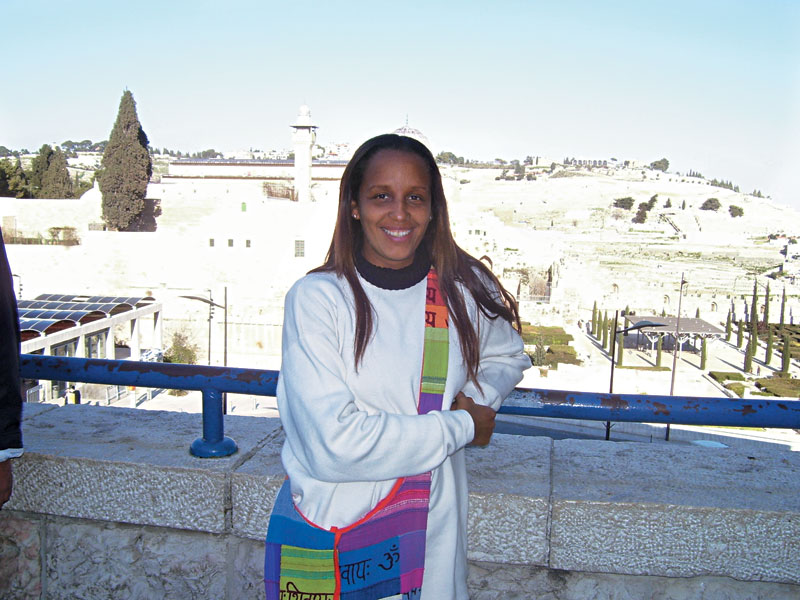 Em Israel, mês passado, onde fez um curso de policiamento comunitário em Beit Berl e deu palestra sobre a experiência no Dona Marta