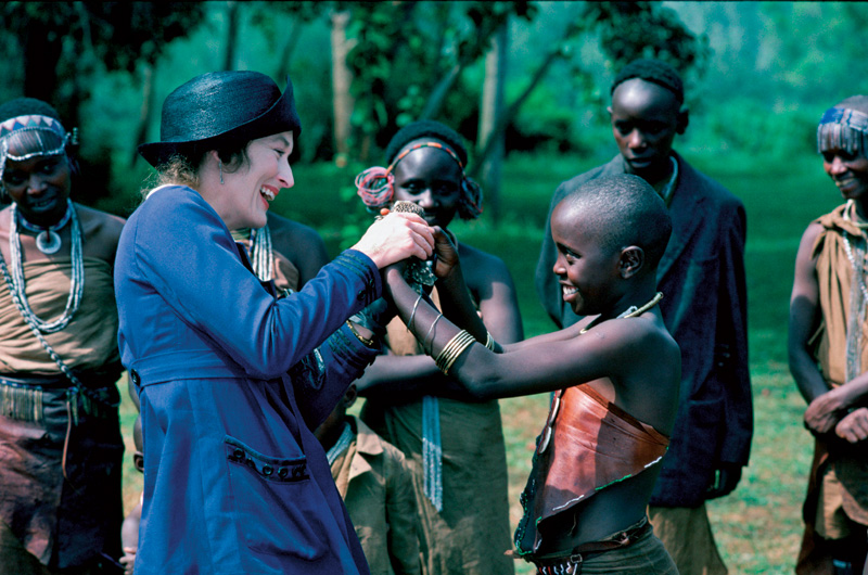 Melhor figurino no cinema_ Diane Keaton no filme de Annie Hall, Meryl Streep em Out of Africa, qualquer ator ou atriz que Milena Canonero tenha vestido