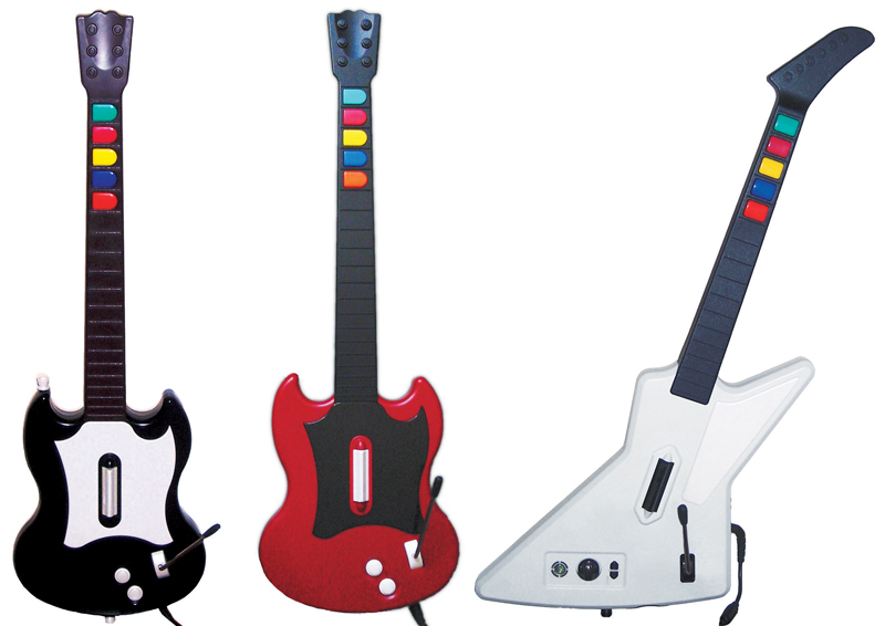 TPM93_BAZAR3_012Últimas compras da Gabriela: guitarra do Guitar Hero