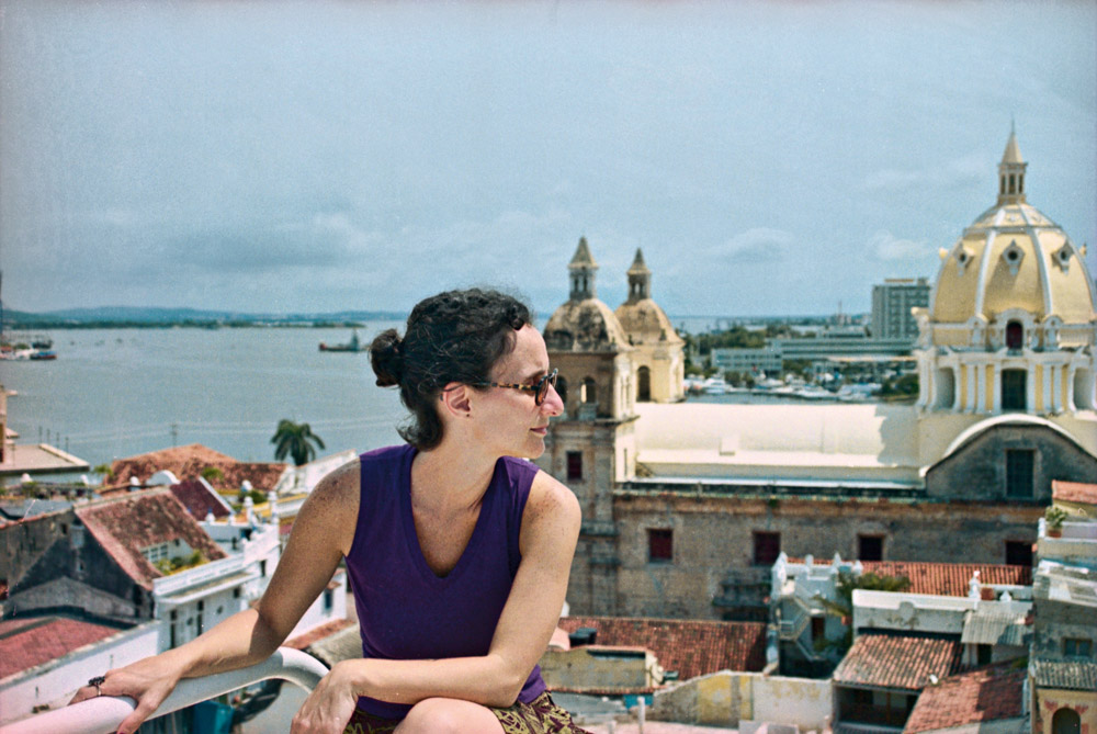 Cartagena do alto dá a dimensão da cidade murada
