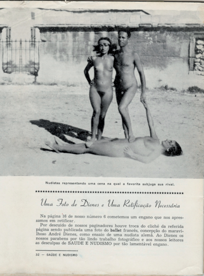 Nesta galeria, reproduções das revistas brasileiras de nudismo dos anos 50. Nas fotos, eram sempre os gringos a tirar a roupa